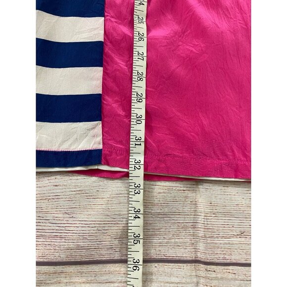 Amanda Uprichard Women's Pink Wayfair Side Stripe Silk Dress - Small - Picture 3 of 10